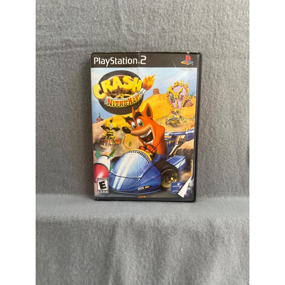 Crash Nitro Kart Sony PlayStation 2 PS2 Game CIB Complete with Manual